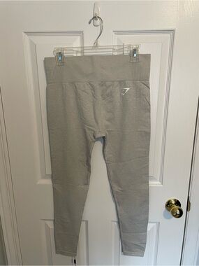 Gymshark Seamless High-Waist Leggings - Light Gray